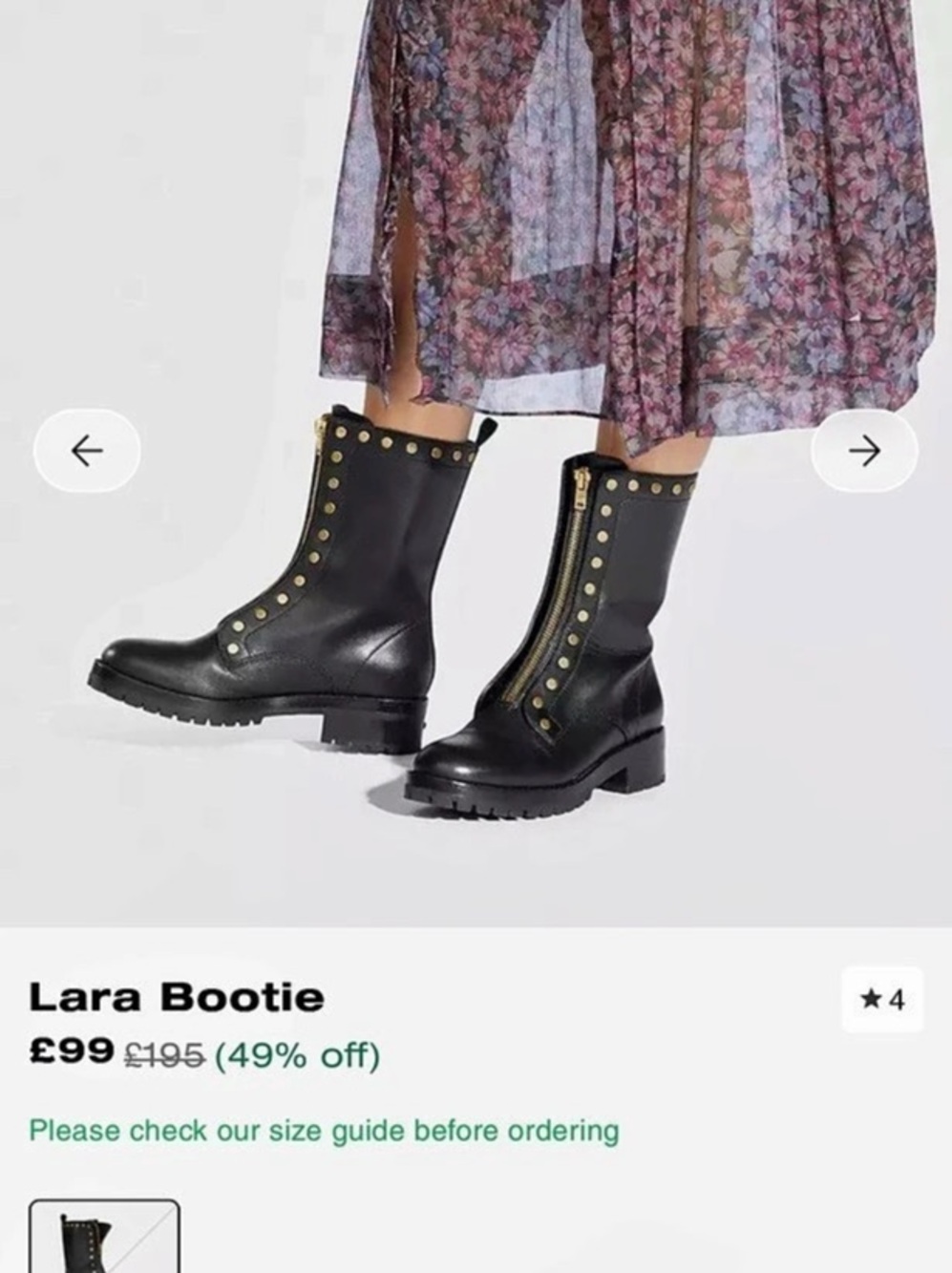 Coach Lara Bootie Combat Boots Black US